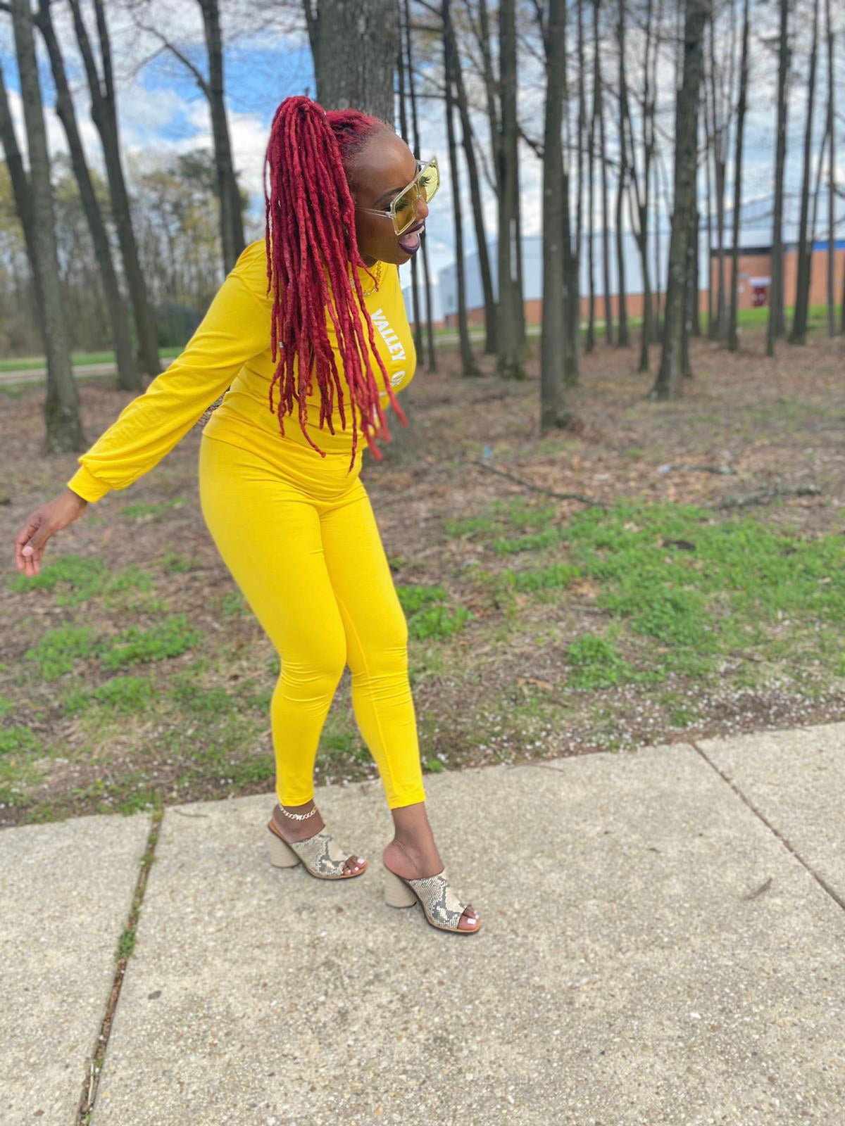 2 Piece Yellow Set
