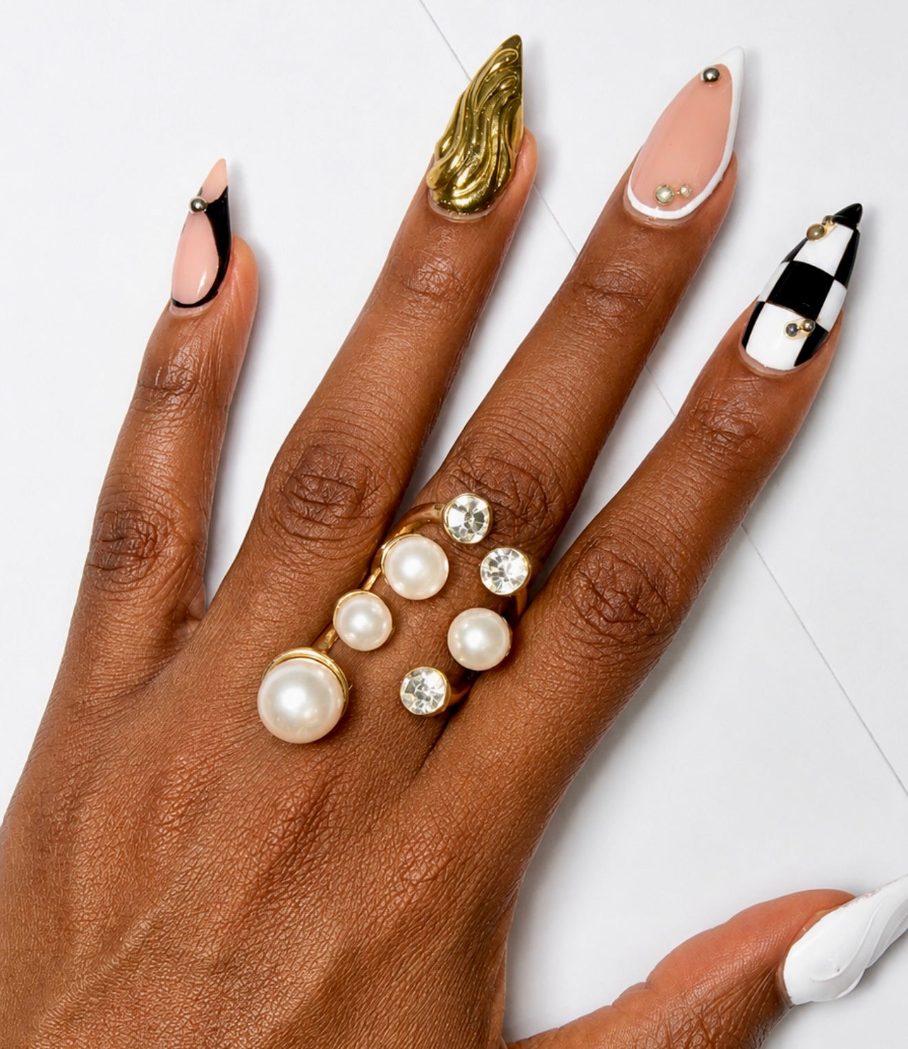 Pearl Radiance Statement Ring
