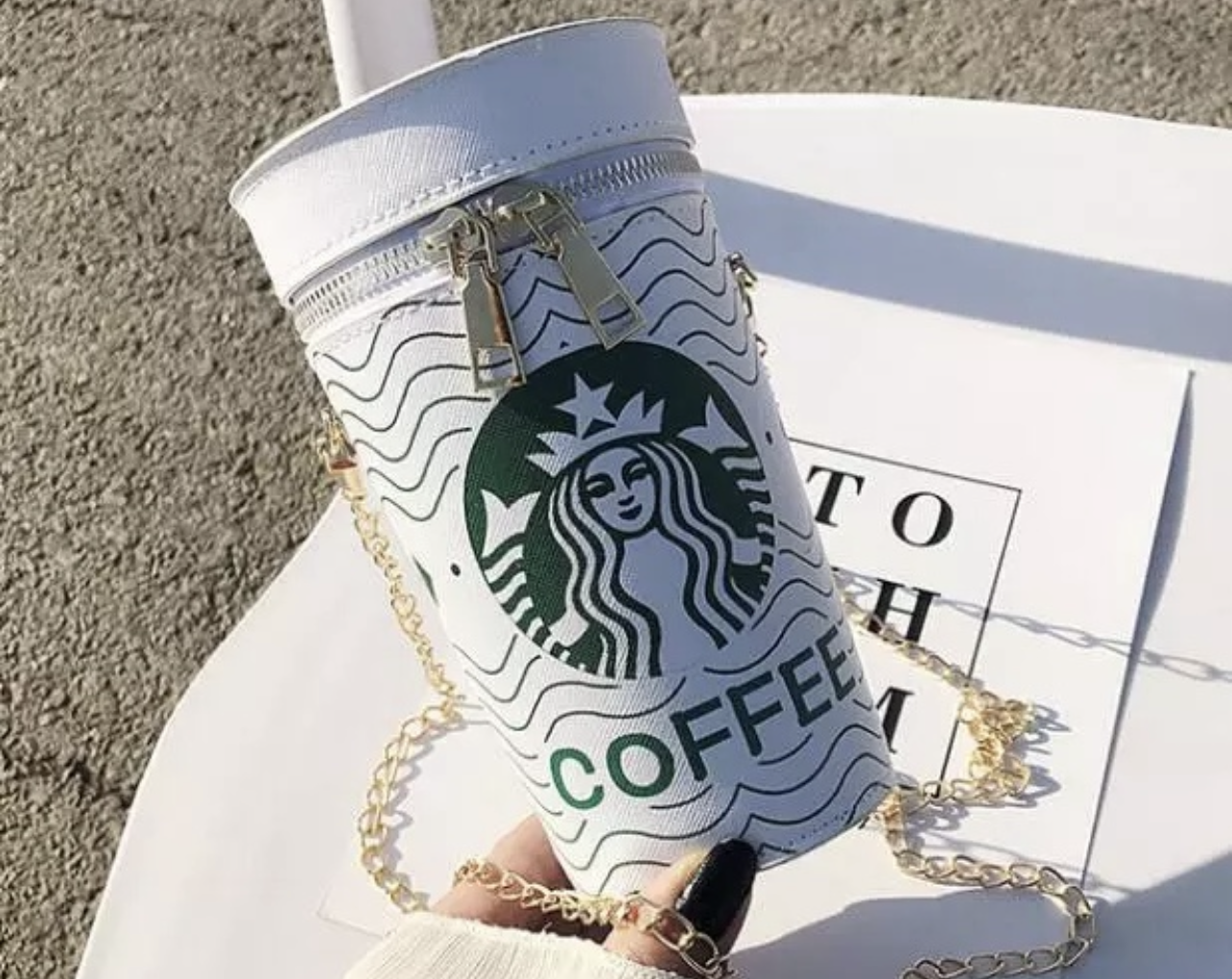 Coffee Cup Crossbody Purse