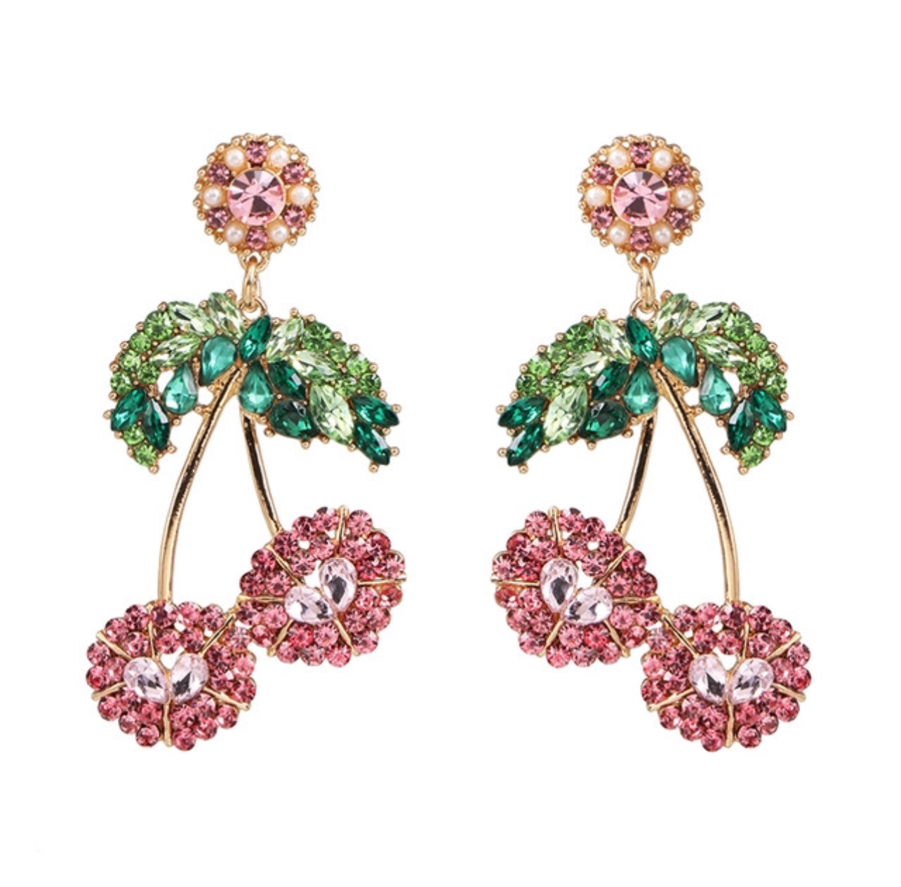 Cherry Drop Earrings
