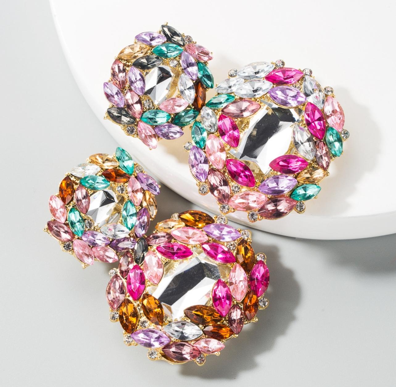 Colorful Stones Earrings