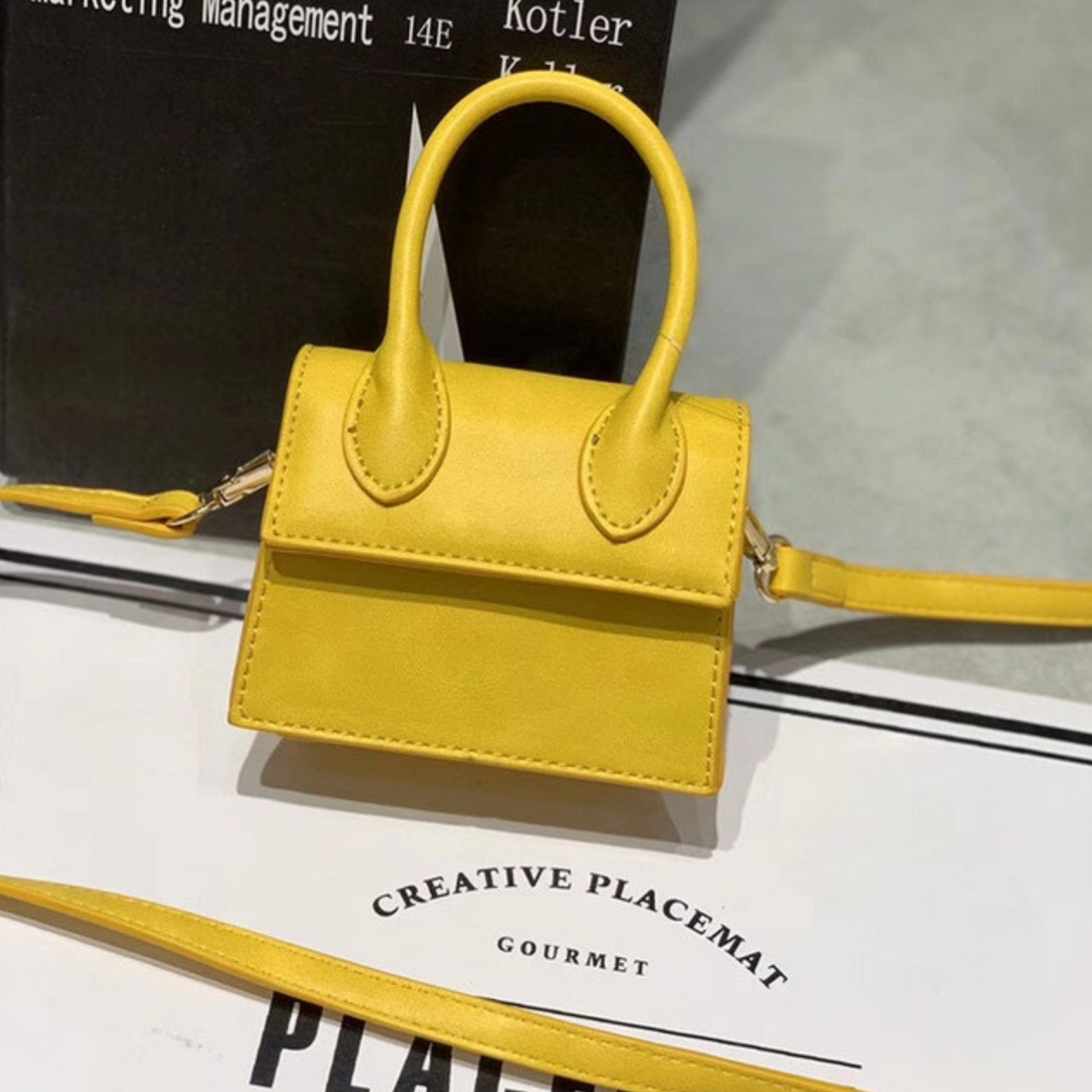 Mini Yellow Handbag