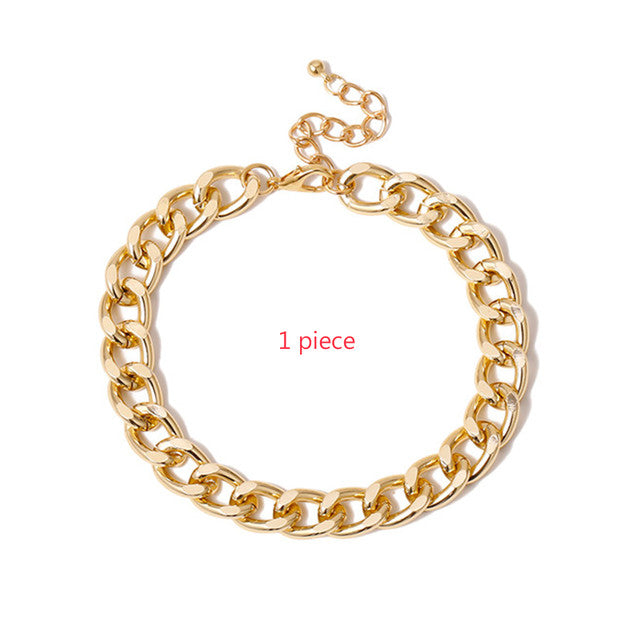 Solid Gold Anklet