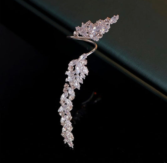 Crystal Cascade Statement Ring