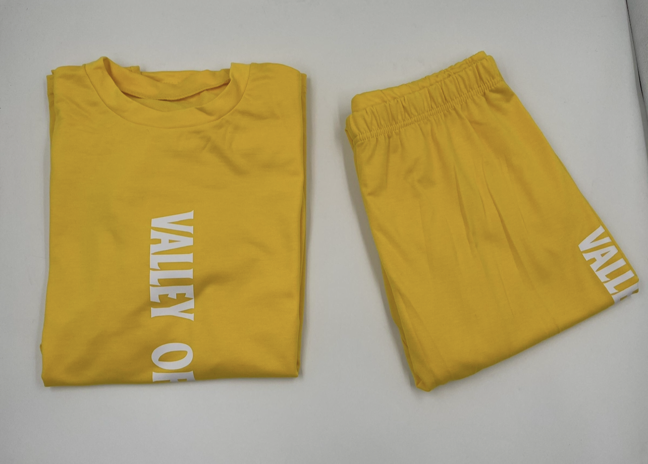 2 Piece Yellow Set