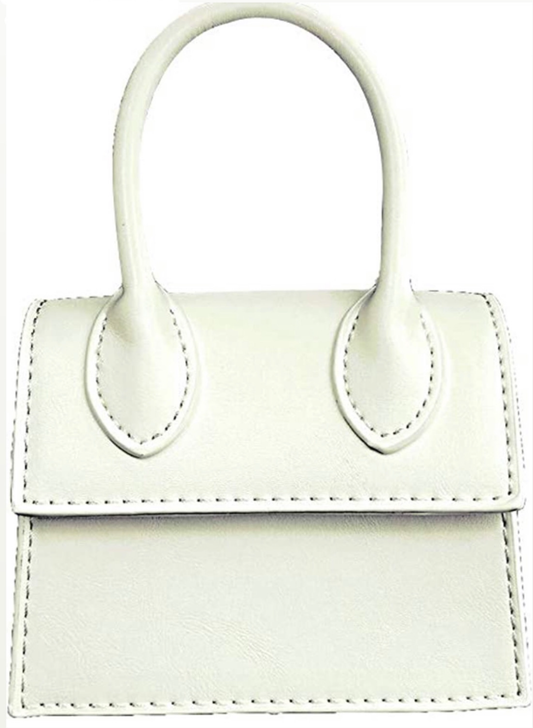 Mini White Handbag