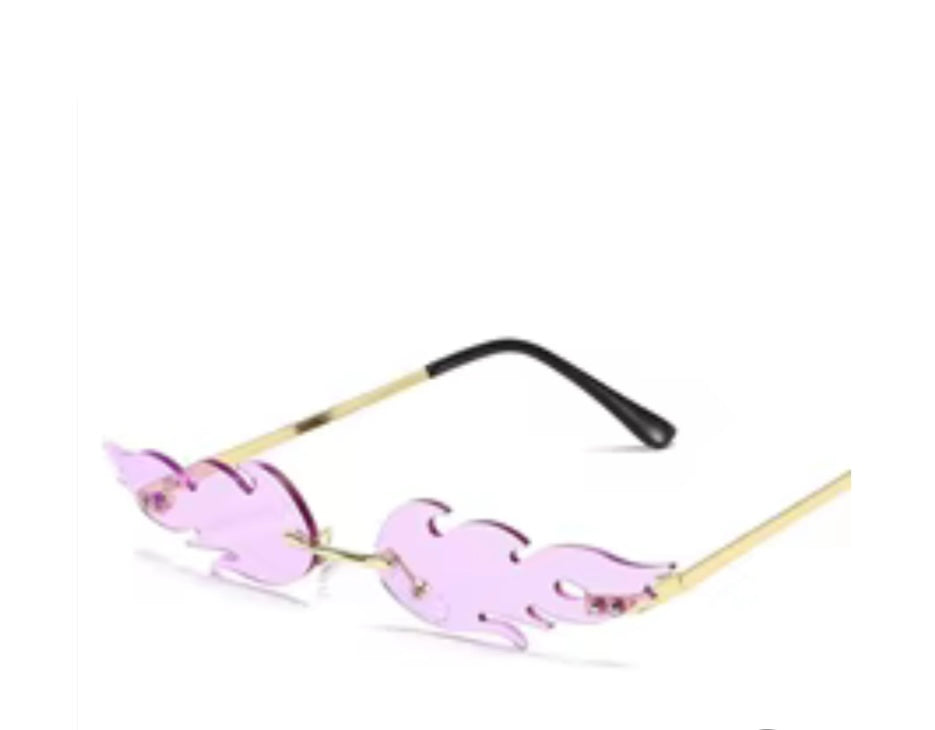 Pink Flame Sunglasses