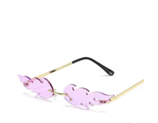 Pink Flame Sunglasses