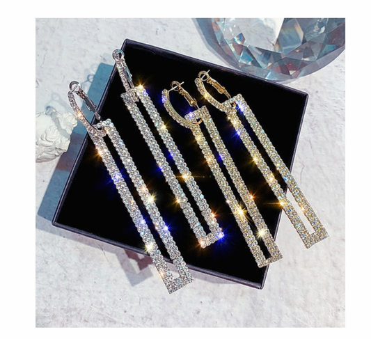Geometric Drop Earrings