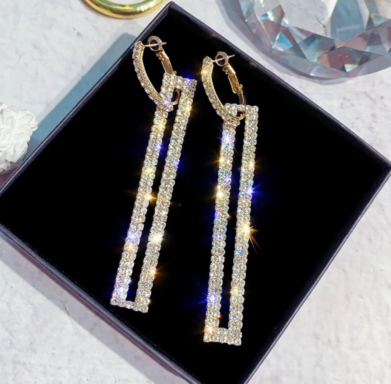 Geometric Drop Earrings