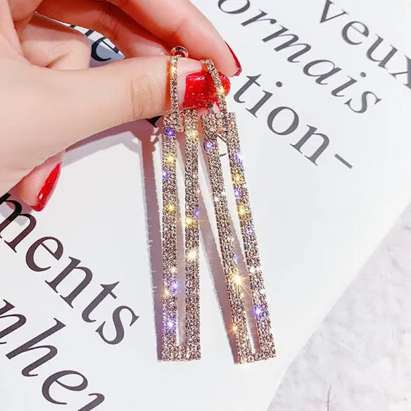 Geometric Drop Earrings