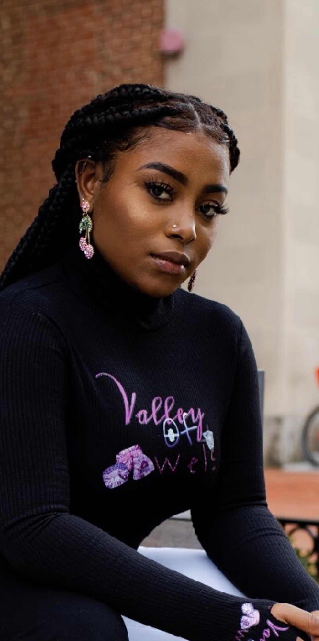 Cherry Drop Earrings