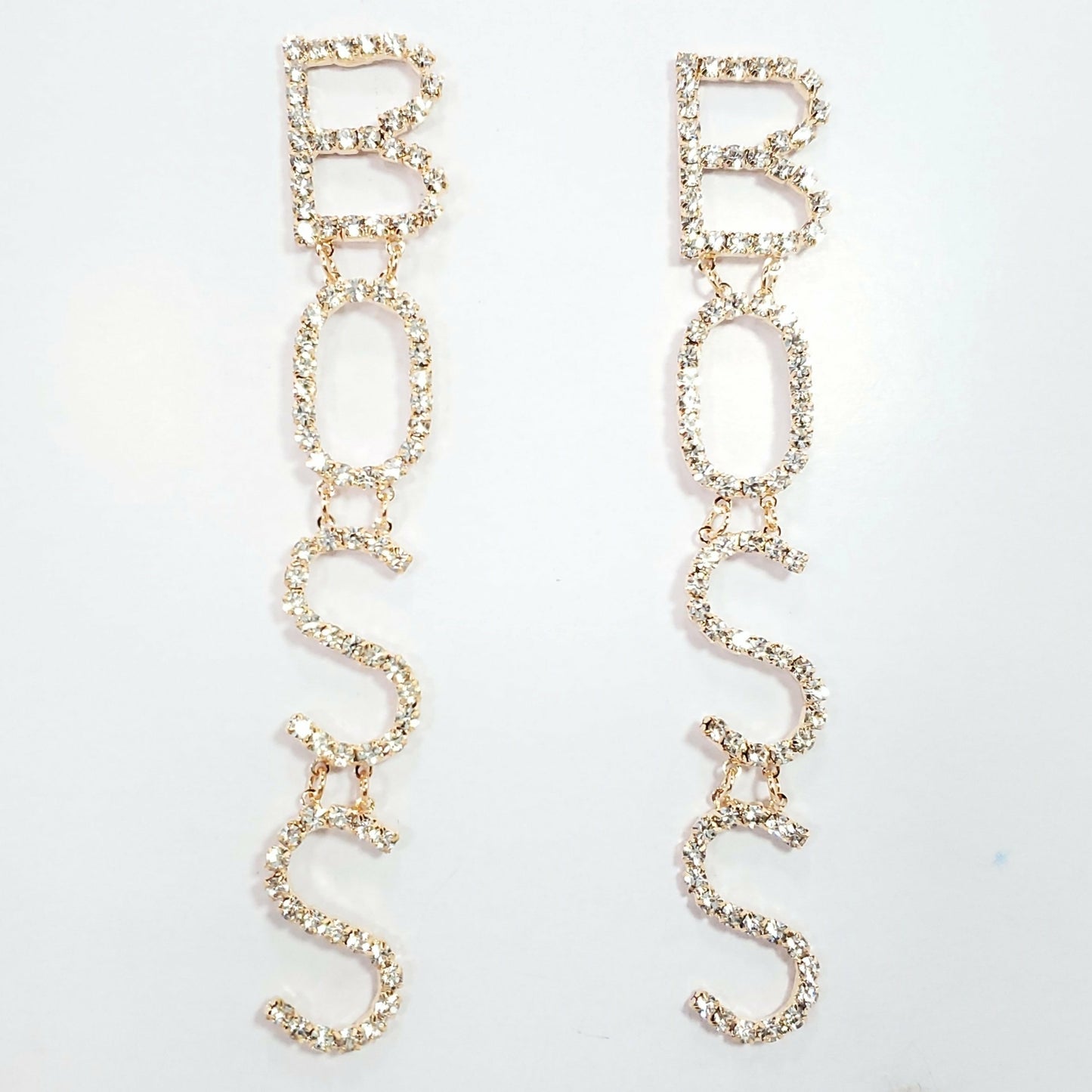 BOSS Drop Earrings