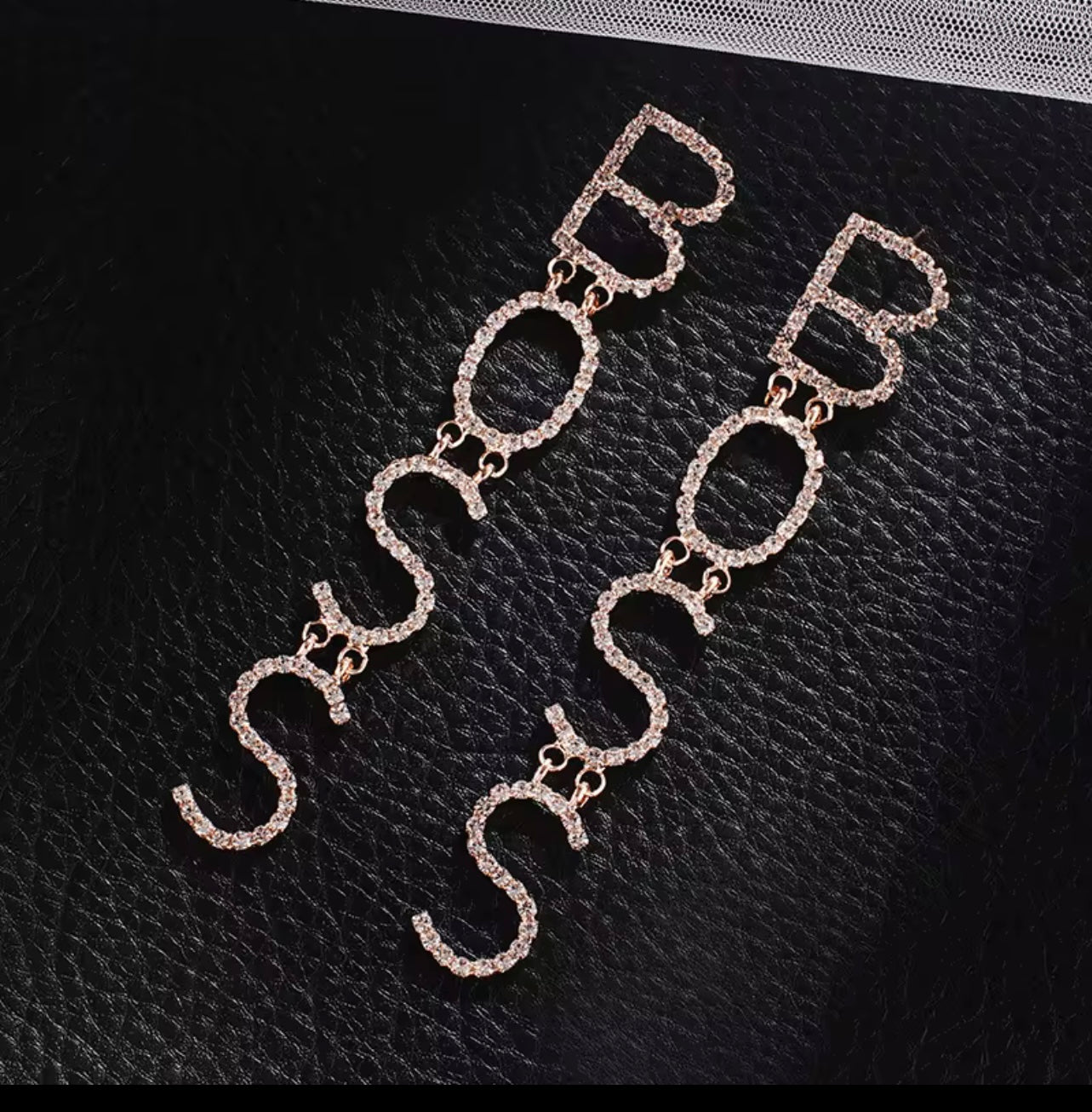BOSS Drop Earrings
