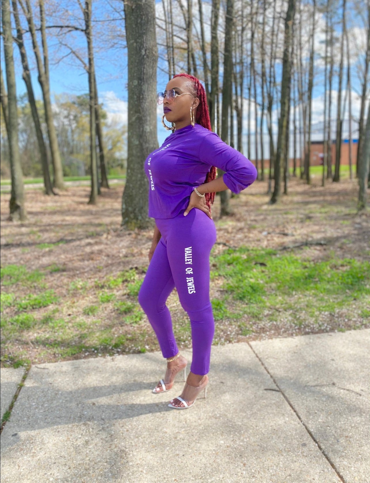 Purple 2 Piece Set