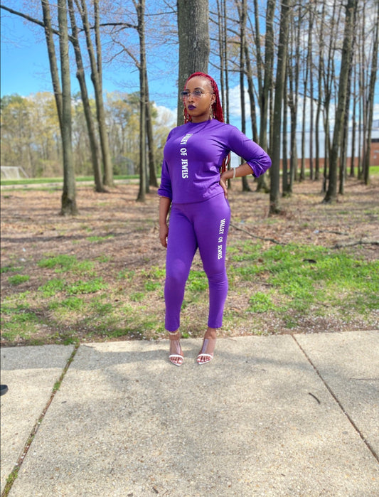 Purple 2 Piece Set