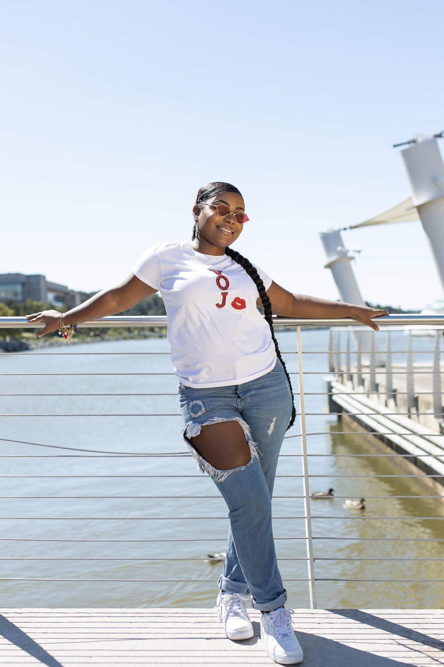 VOJ Embellished T-Shirt