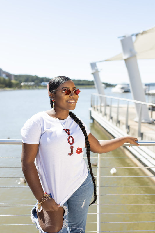 VOJ Embellished T-Shirt