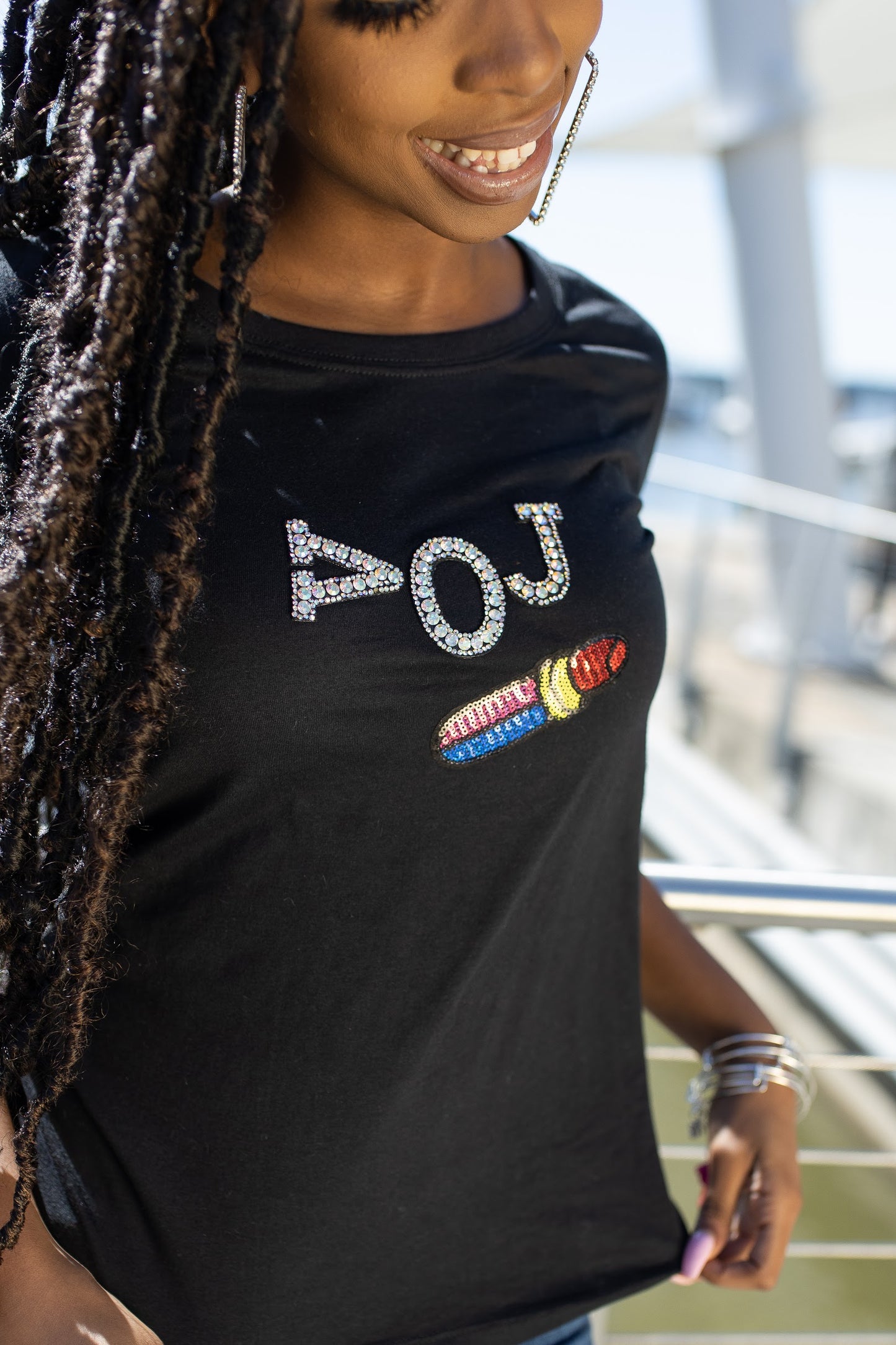 VOJ Embellished T-shirt