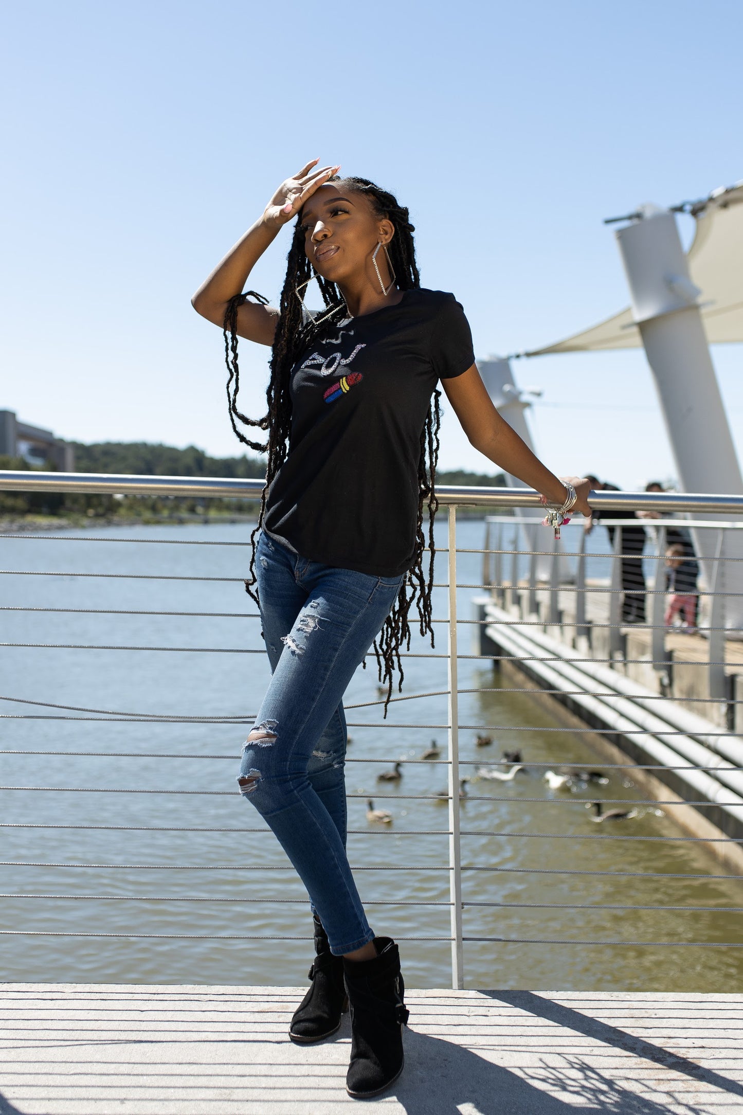 VOJ Embellished T-shirt